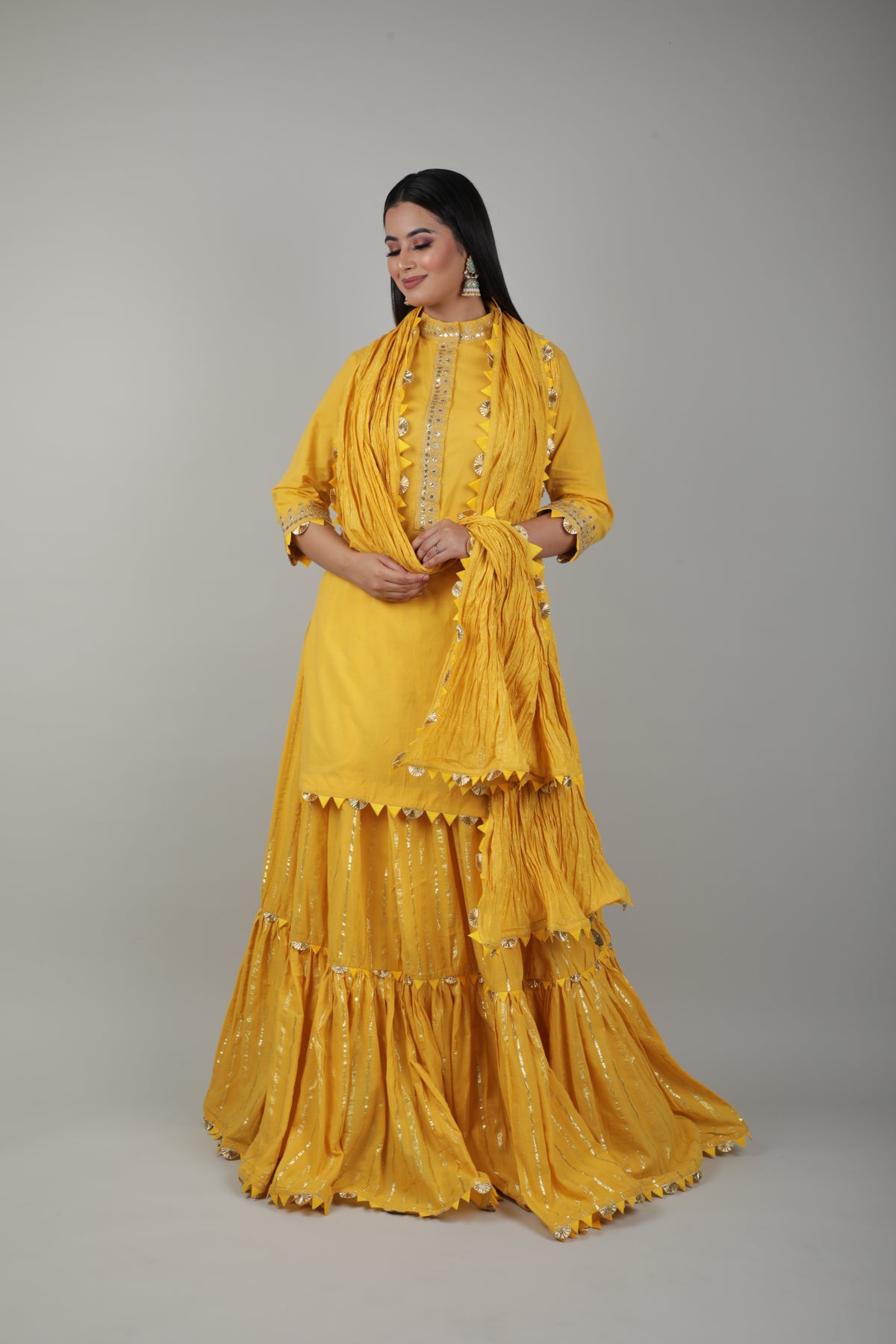 Haldi Embroided Lehenga Set-   AVSR 4