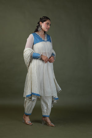 DEVI DRAPE SWAROSKEY SUIT -   DD 37