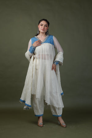 DEVI DRAPE SWAROSKEY SUIT -   DD 37