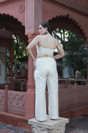 devi drape kota doria hand painted suit -   DD 79