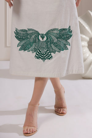 Green Embroided Blazer Set-   Z17